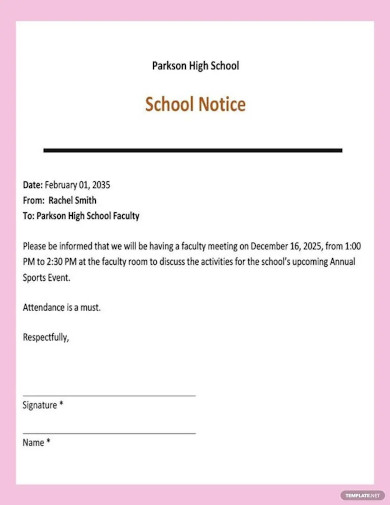 meeting notices