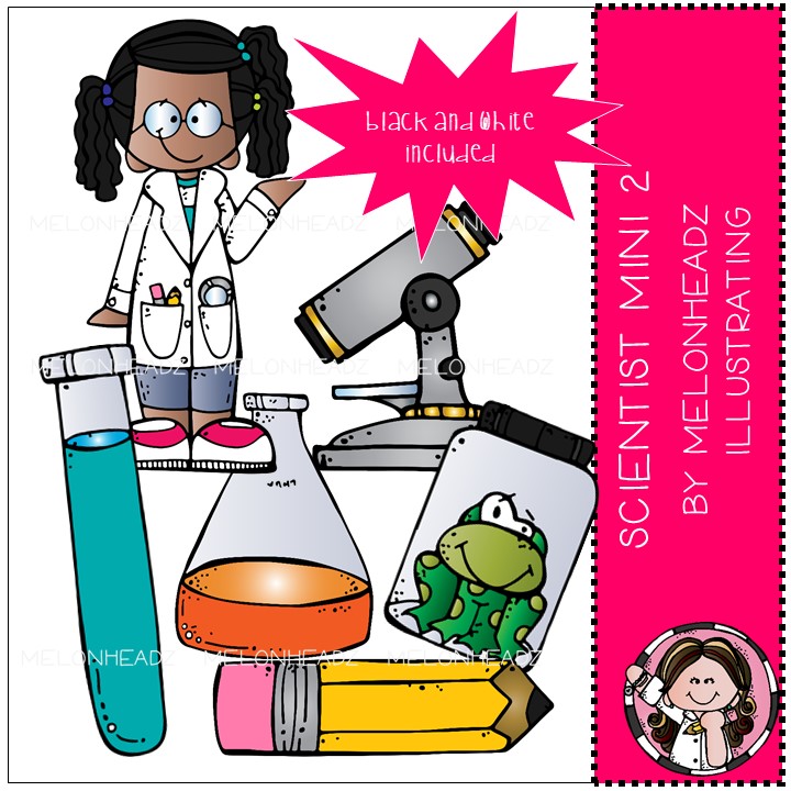 Scientist clip art - Set 2 - Mini