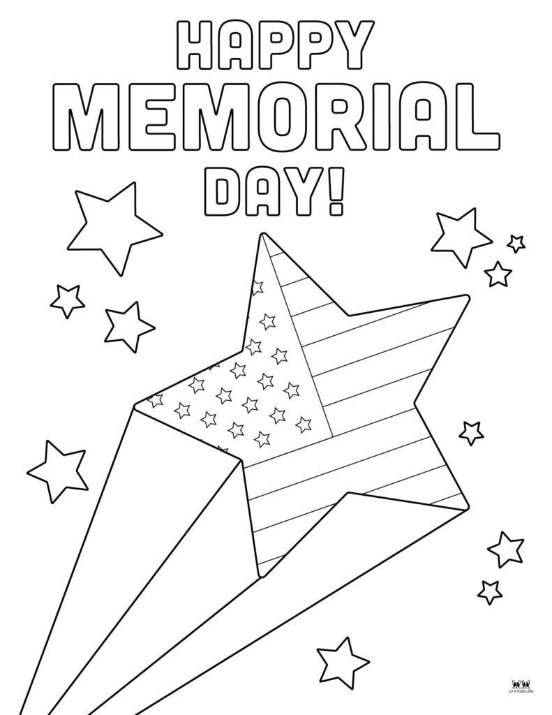 memorial day pictures to color