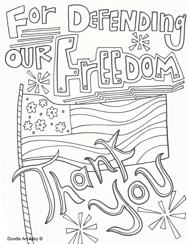 memorial day pictures to color