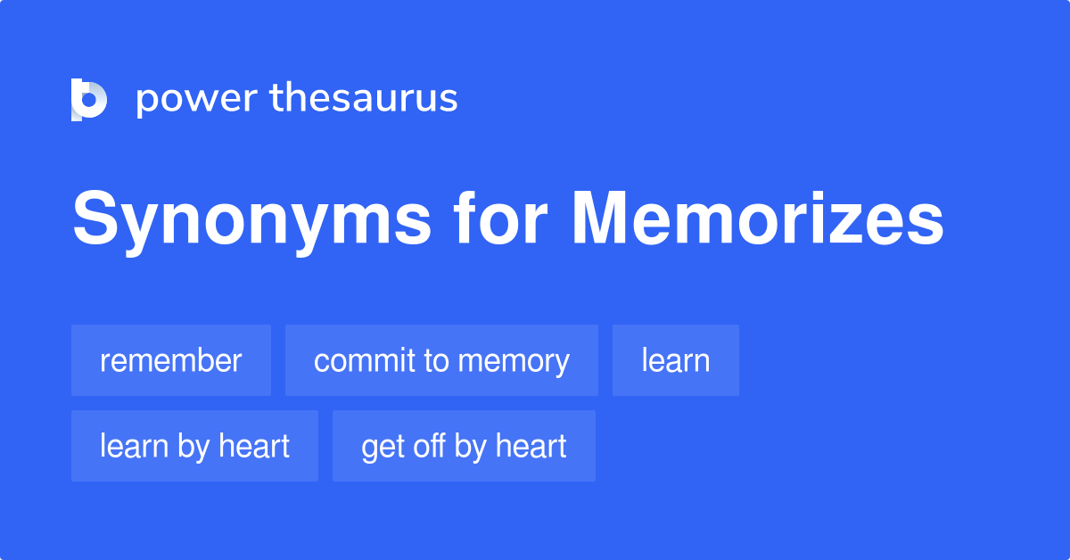Memorizes synonyms - 171 Words and Phrases for Memorizes