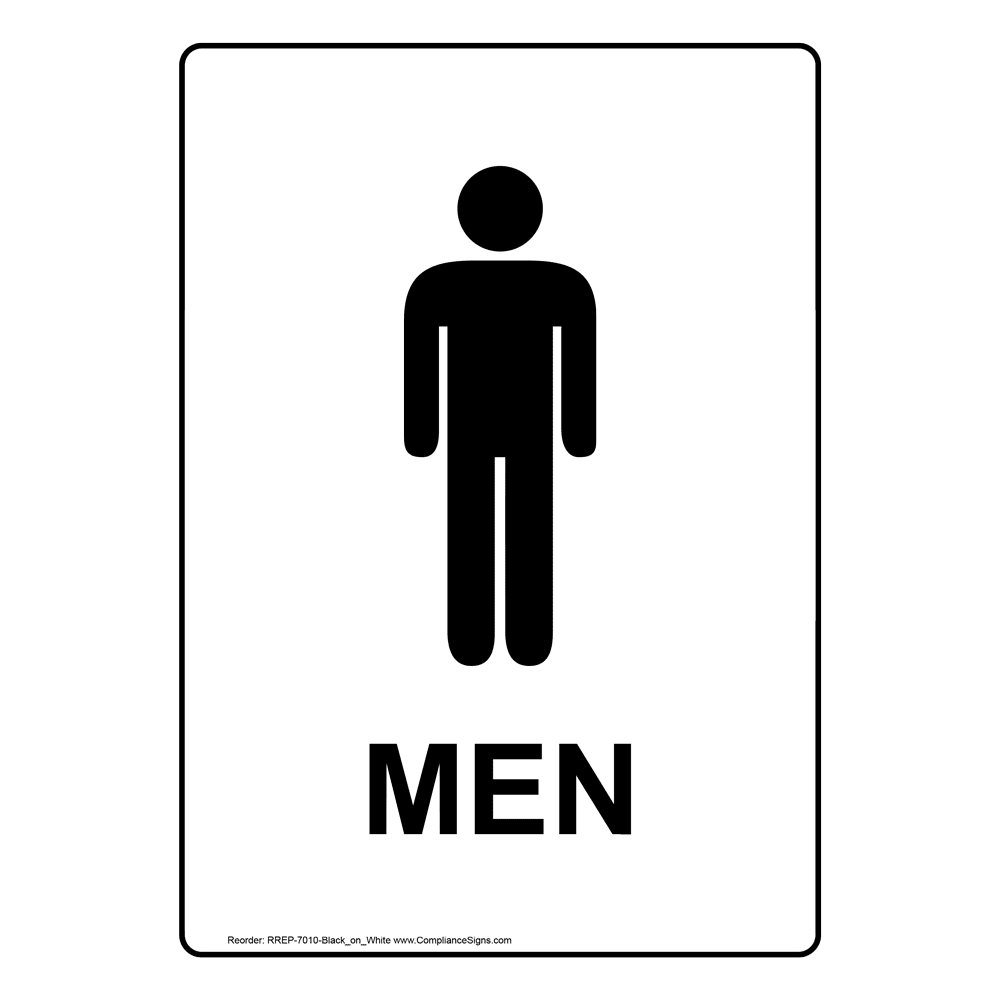 men restroom symbol