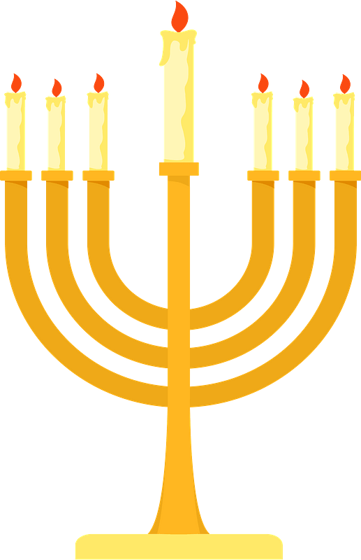 Menorah - Free vector clipart images on clipart library.com