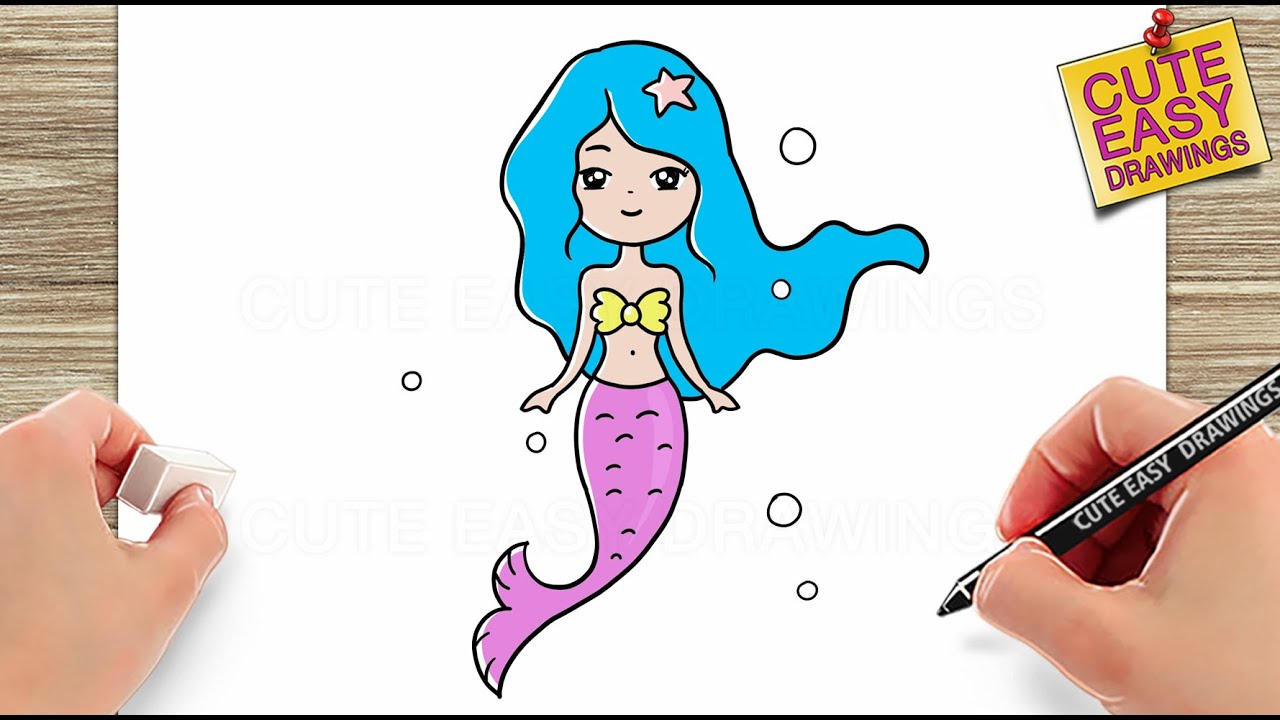 mermaid drawings