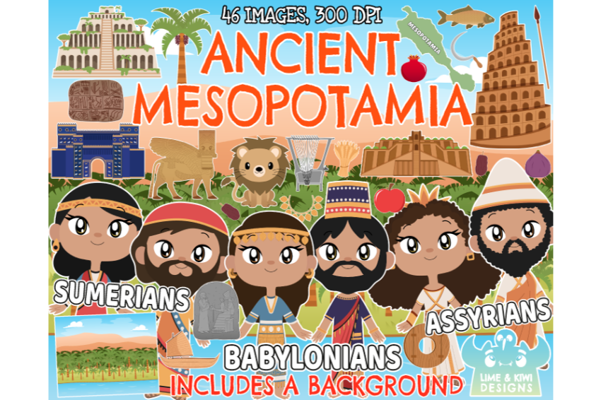 Ancient Mesopotamia Clipart - Lime and Kiwi Designs By Lime and ...