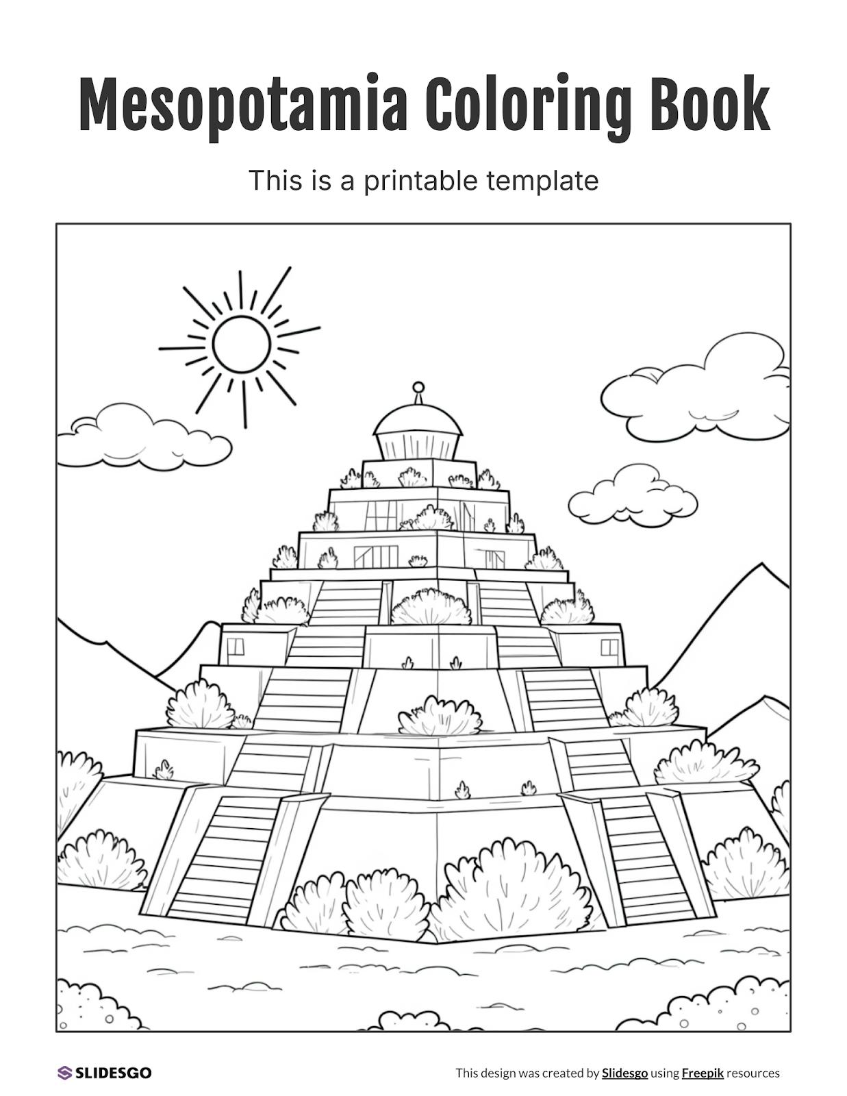 Ancient Mesopotamia Coloring Pages