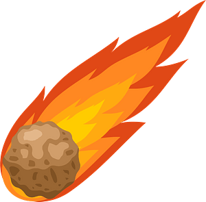 meteorite cliparts