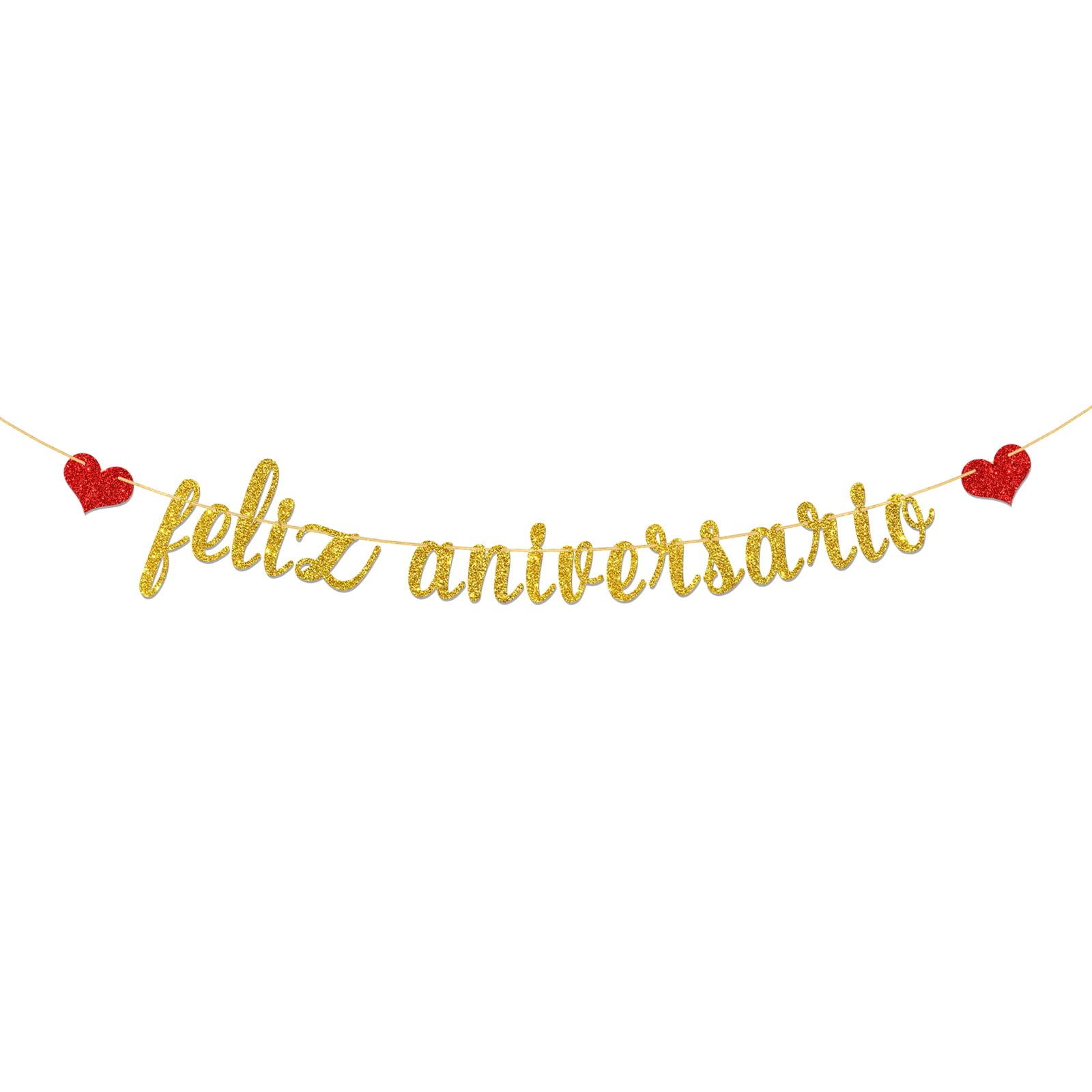 Feliz Aniversario Banner, Spanish Happy Anniversary Theme Party  Decorations, Fiesta Mexican Theme Sign 20th/30th/50th/60th Anniversary  Party ...
