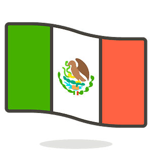 mexican flag clipart