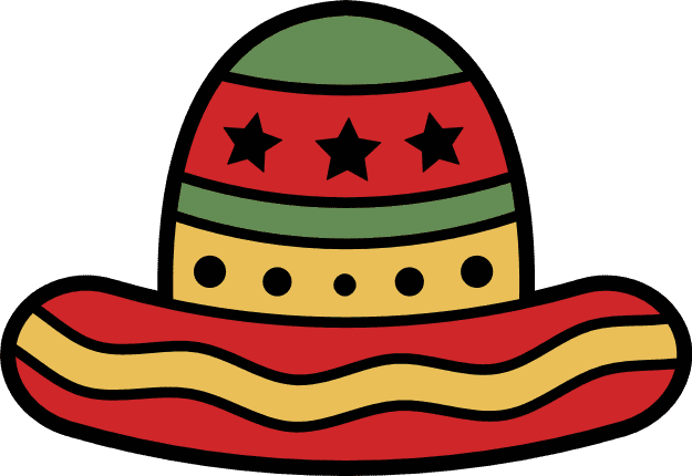 mexican sombrero clipart 2024