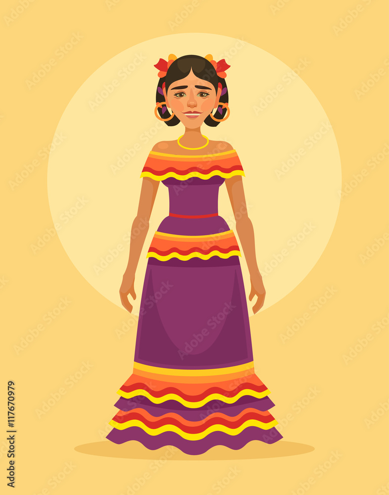 mexican woman cliparts
