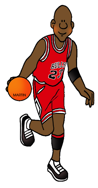 Black History Month Clip Art, Michael Jordan