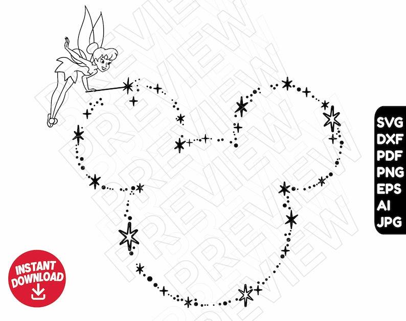 mickey ears outline