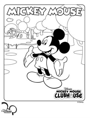 mickey mouse online coloring pages