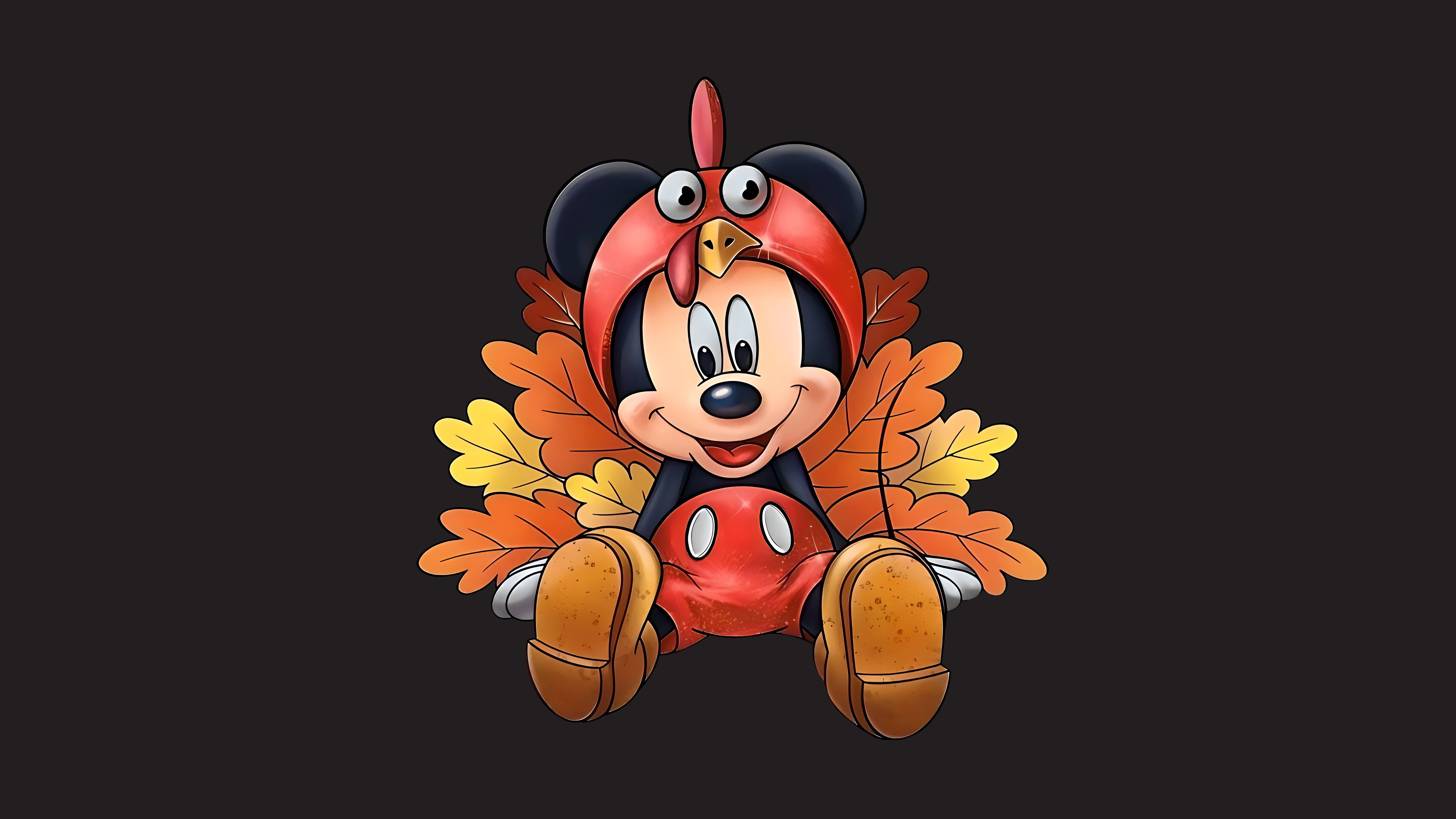 mickey mouse thanksgiving clipart