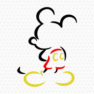 mickey silhouette