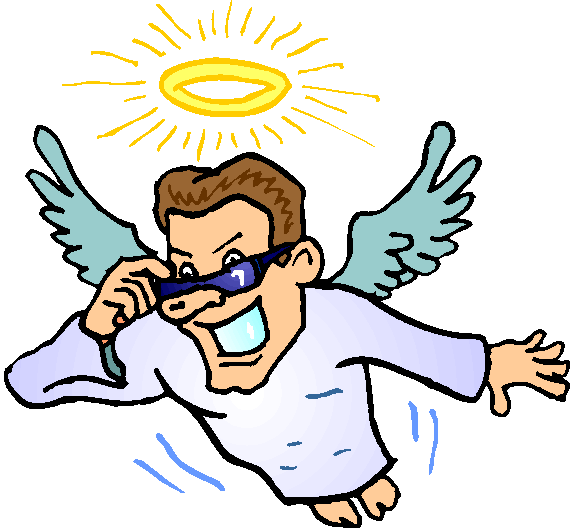 Free Microsoft Clipart: Flying Angel Free Clipart