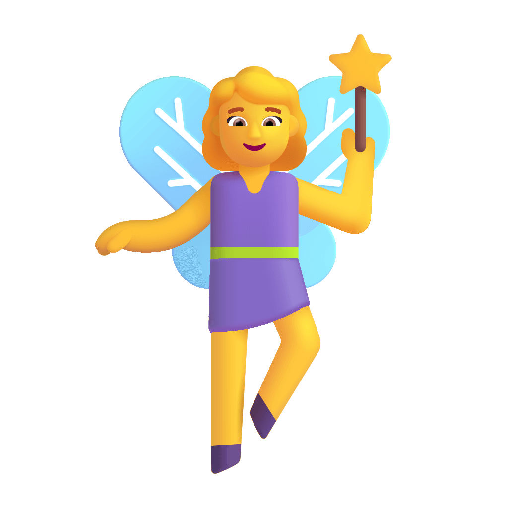 Woman Fairy 3d Default Icon | FluentUI Emoji 3D Iconpack | Microsoft