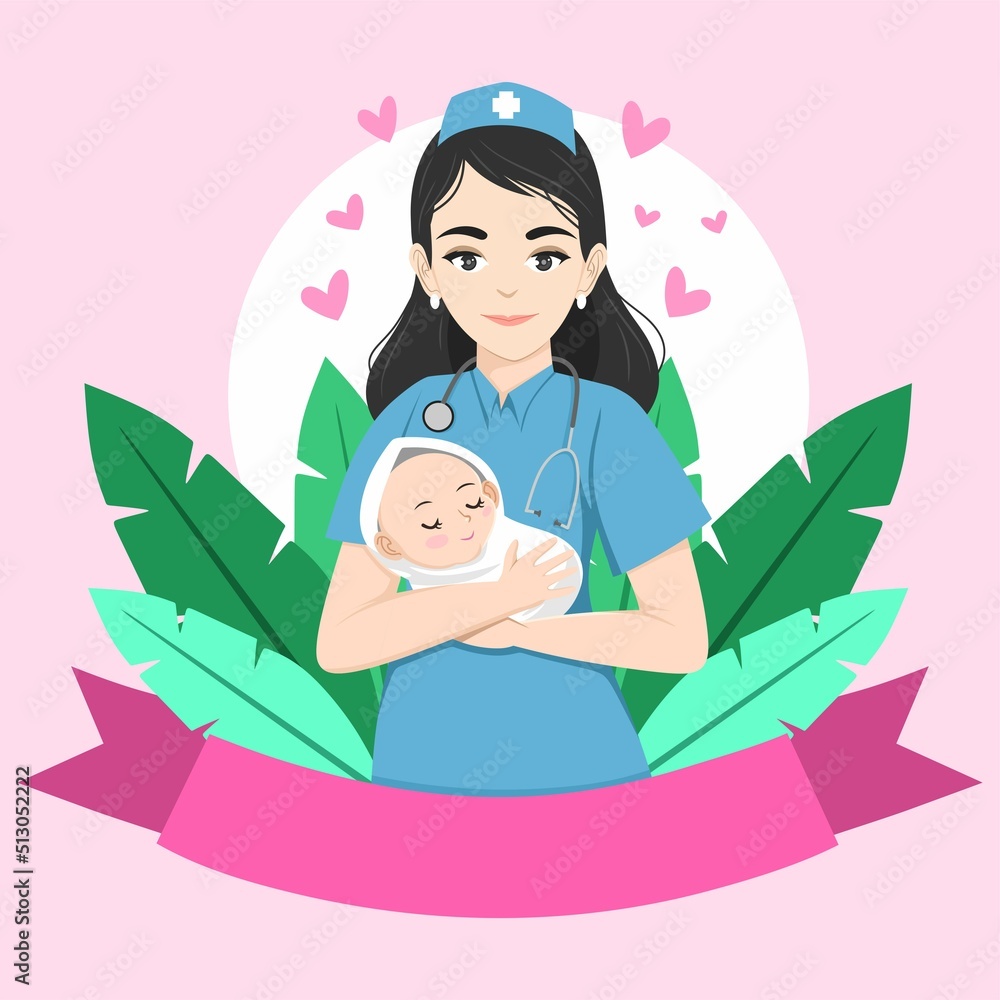 midwife cliparts baby