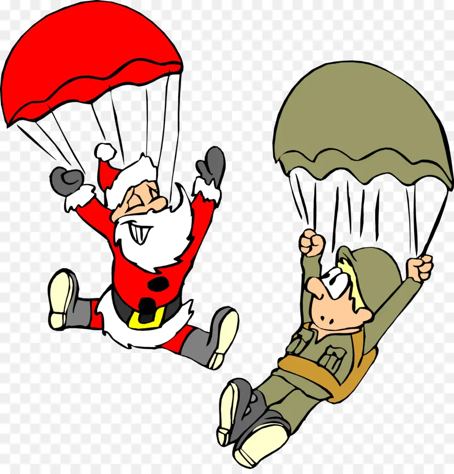 military santa cliparts