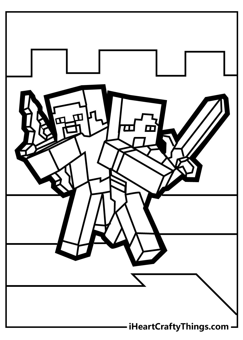 55 Minecraft Coloring Pages For Kids (100% Free Printables)