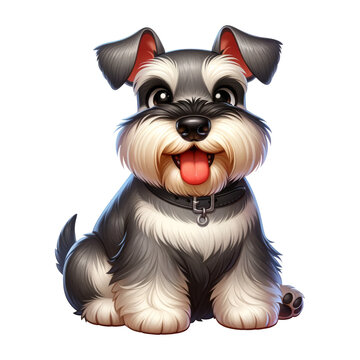 mini schnauzer cliparts