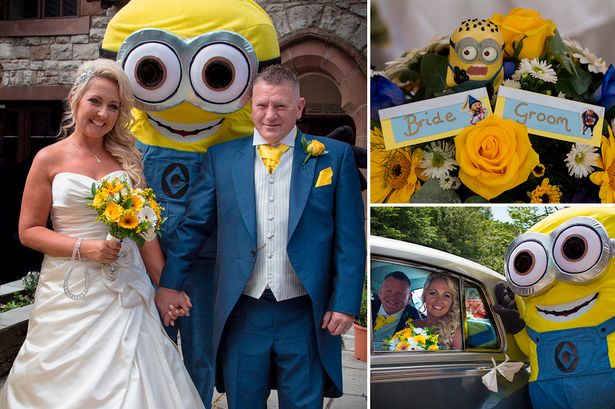 Despicable Me superfans have Minion themed wedding featuring ...