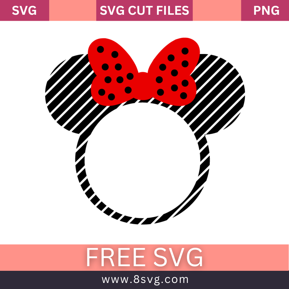 minnie mouse head outline