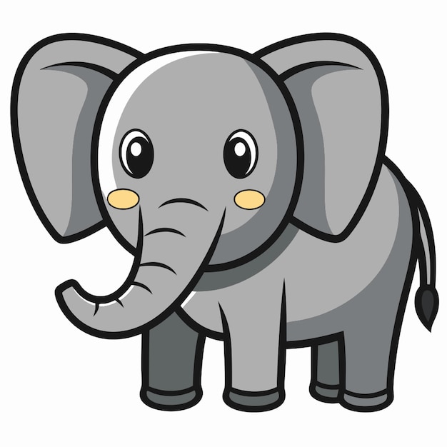 modern elephant cliparts