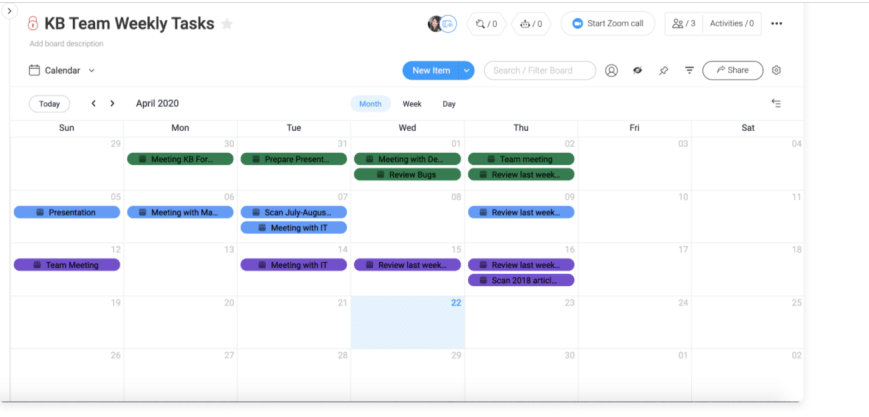 How to use interactive calendars | monday.com Blog