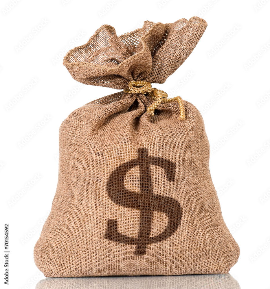 Poster, Wandbilder Money bag, 40x40 cm