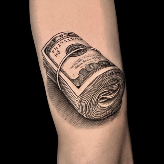 money tattoo pictures
