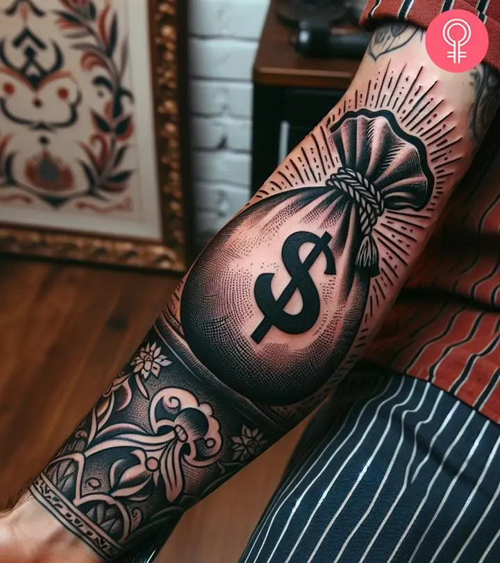 money tattoos designs