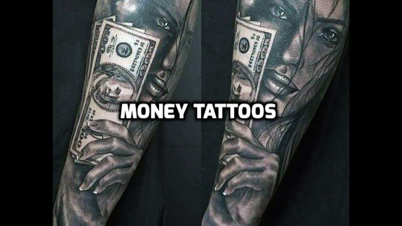 money tattoos designs