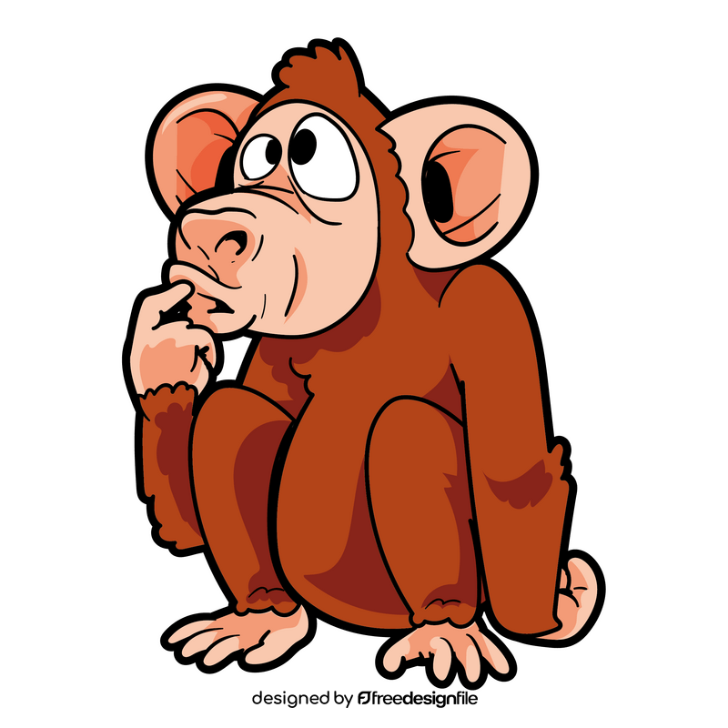 Monkey cartoon clipart free download