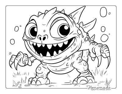 monster coloring sheets
