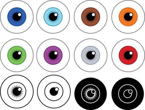 monster eyeball cliparts