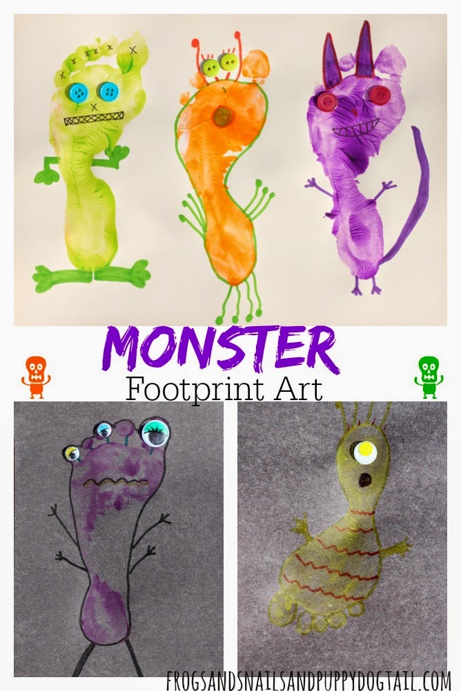 Monster Footprint Art - FSPDT