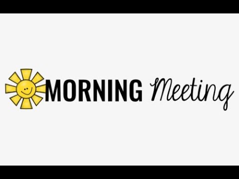 morning meeting clipart