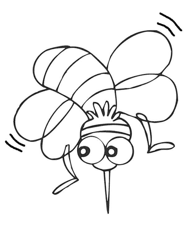 mosquito coloring page