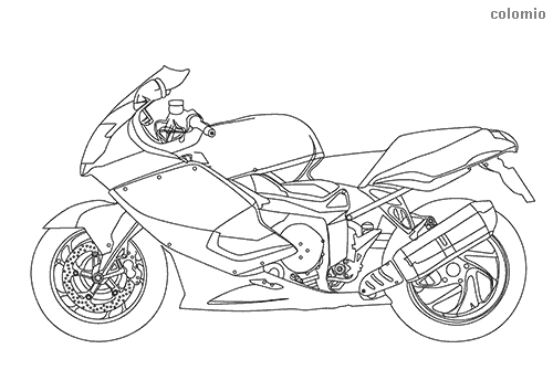 Motorcycles coloring pages » Free &amp; Printable » Motorcycle ...