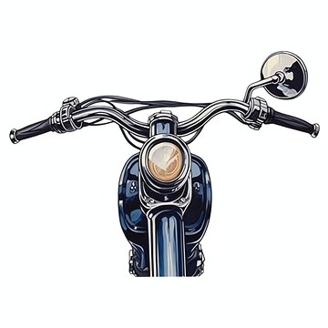 motorcycle handlebars cliparts