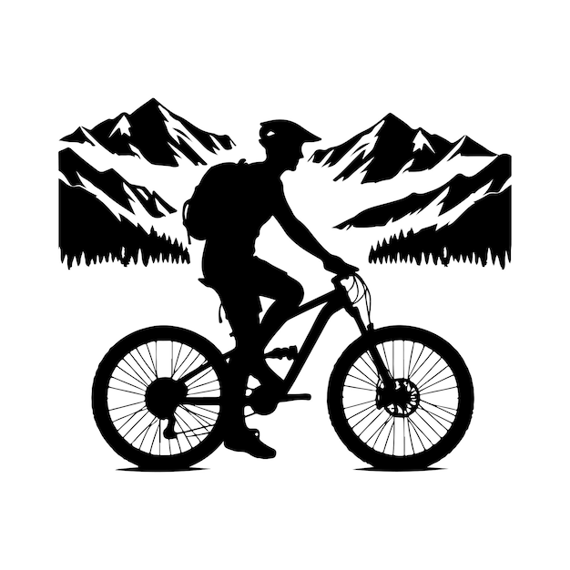 mountainbike clipart