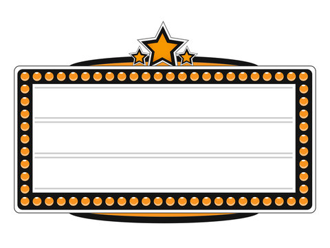 movie marquee clipart
