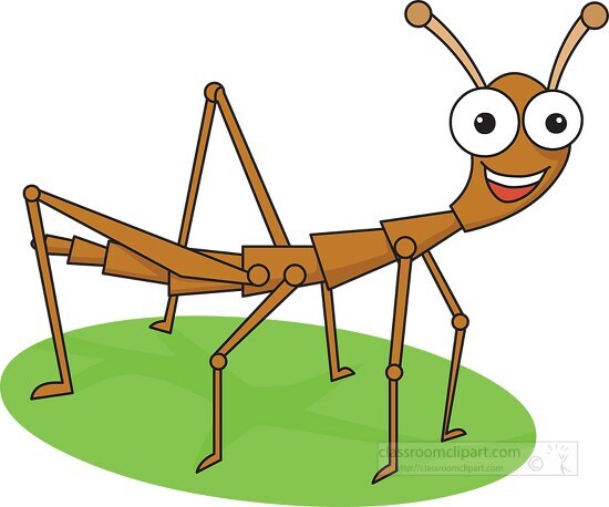 Insect Clipart-cartoon stick insect clipart