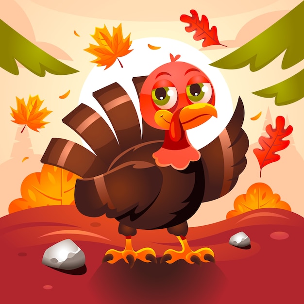 moving turkey cliparts
