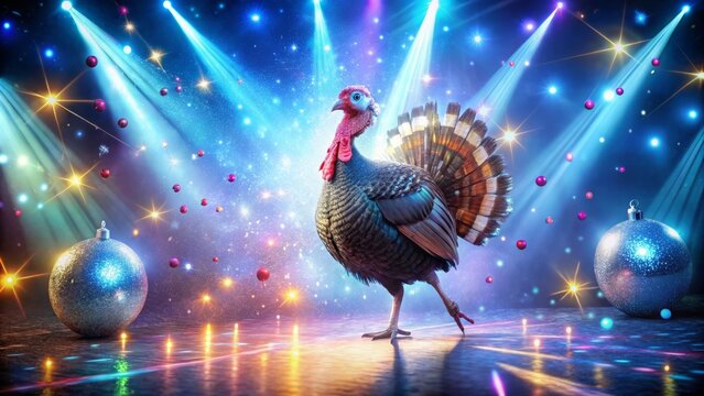moving turkey cliparts