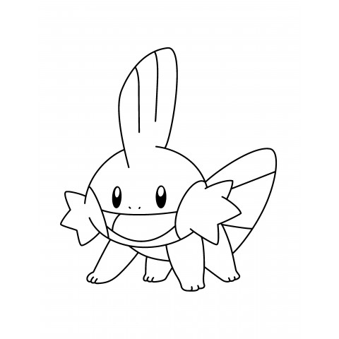 mudkip coloring pages
