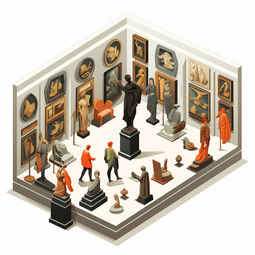 museum painting cliparts