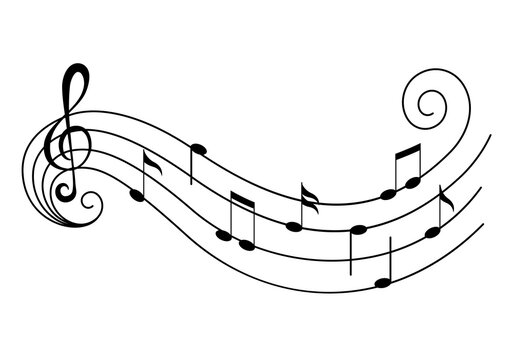 Music Staff Curved Images – Browse 9,179 Stock Photos, Vectors ...